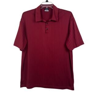 Nike Golf dri-fit Polo shirt men’s XL maroon red Very Nice shirt, metal buttons